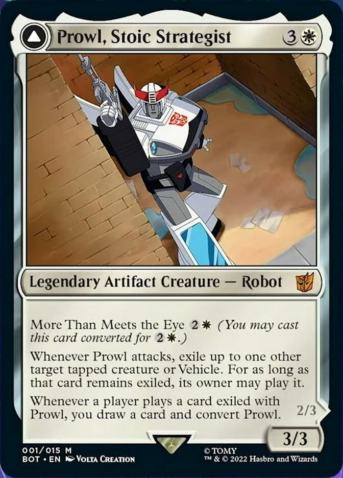 Prowl, Stoic Strategist // Prowl, Pursuit Vehicle [Universes Beyond: Transformers] | Exor Games Dartmouth