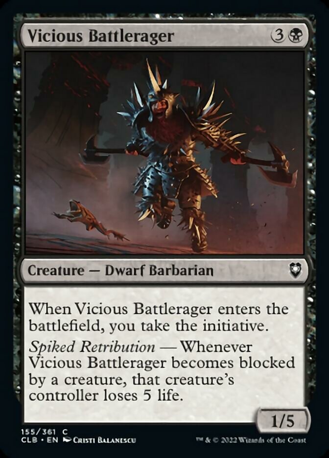 Vicious Battlerager [Commander Legends: Battle for Baldur's Gate] | Exor Games Dartmouth