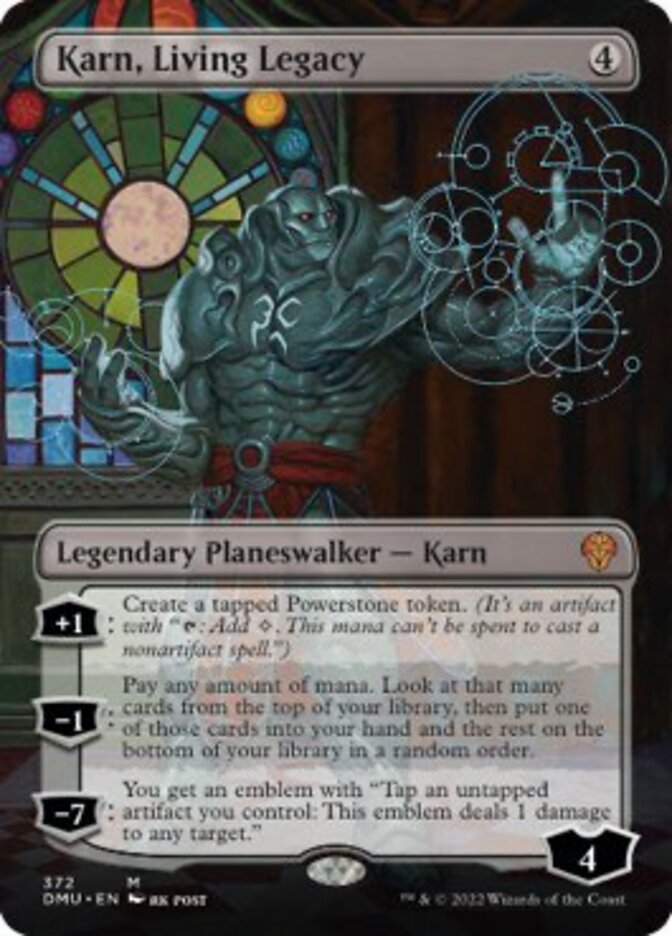 Karn, Living Legacy (Borderless) [Dominaria United] | Exor Games Dartmouth