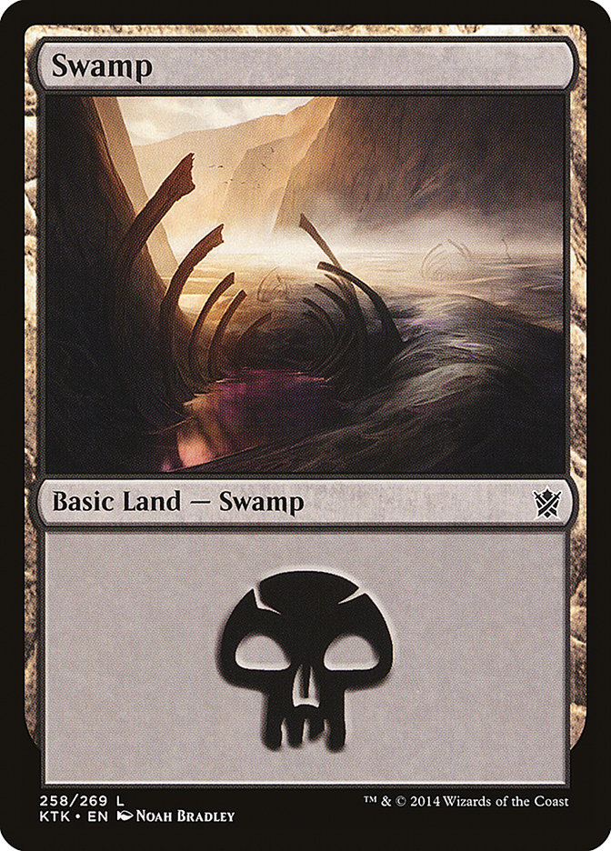 Swamp (258) [Khans of Tarkir] | Exor Games Dartmouth