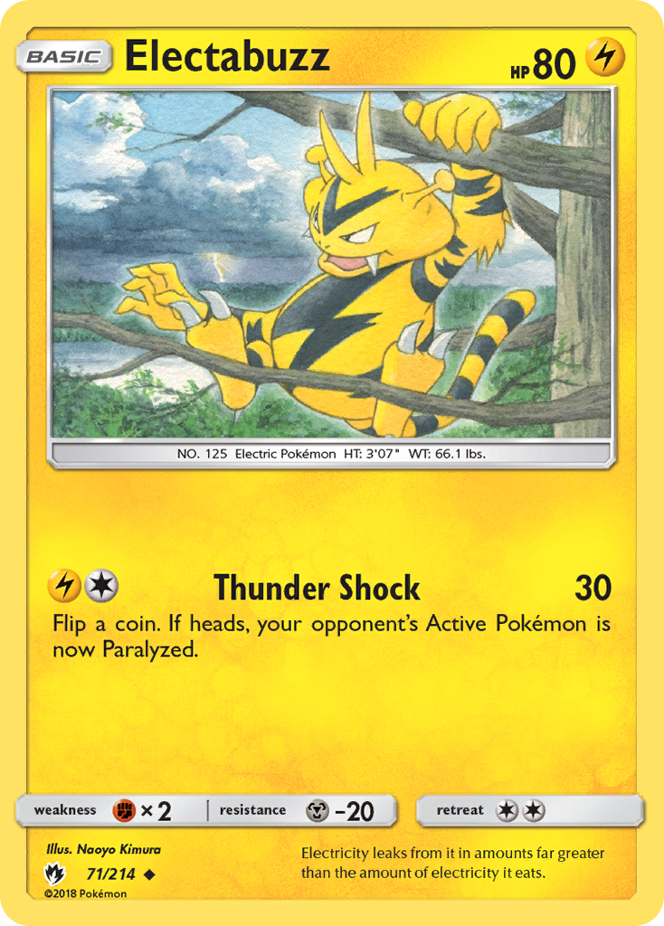 Electabuzz (71/214) [Sun & Moon: Lost Thunder] | Exor Games Dartmouth