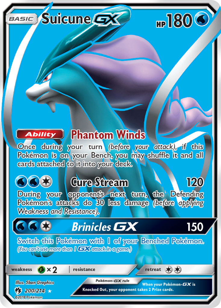 Suicune GX (200/214) [Sun & Moon: Lost Thunder] | Exor Games Dartmouth