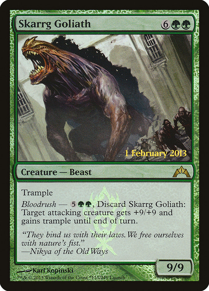 Skarrg Goliath (Launch) [Gatecrash Prerelease Promos] | Exor Games Dartmouth