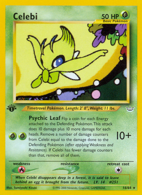 Celebi (16/64) [Neo Revelation 1st Edition] | Exor Games Dartmouth