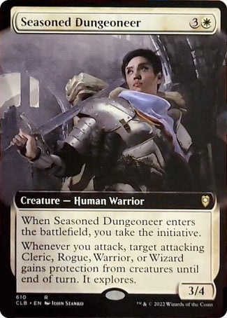 Seasoned Dungeoneer (Extended Art) [Commander Legends: Battle for Baldur's Gate] | Exor Games Dartmouth