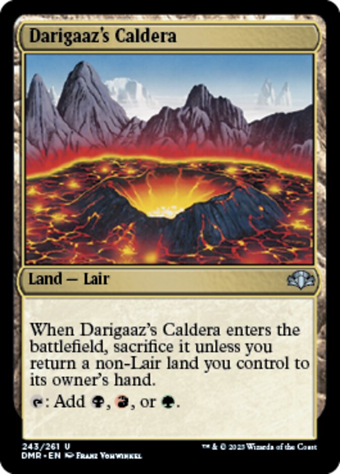 Darigaaz's Caldera [Dominaria Remastered] | Exor Games Dartmouth