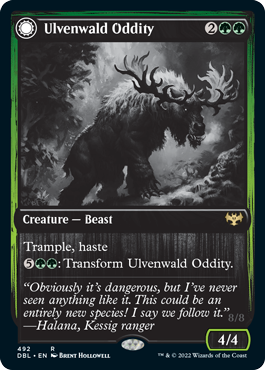 Ulvenwald Oddity // Ulvenwald Behemoth [Innistrad: Double Feature] | Exor Games Dartmouth