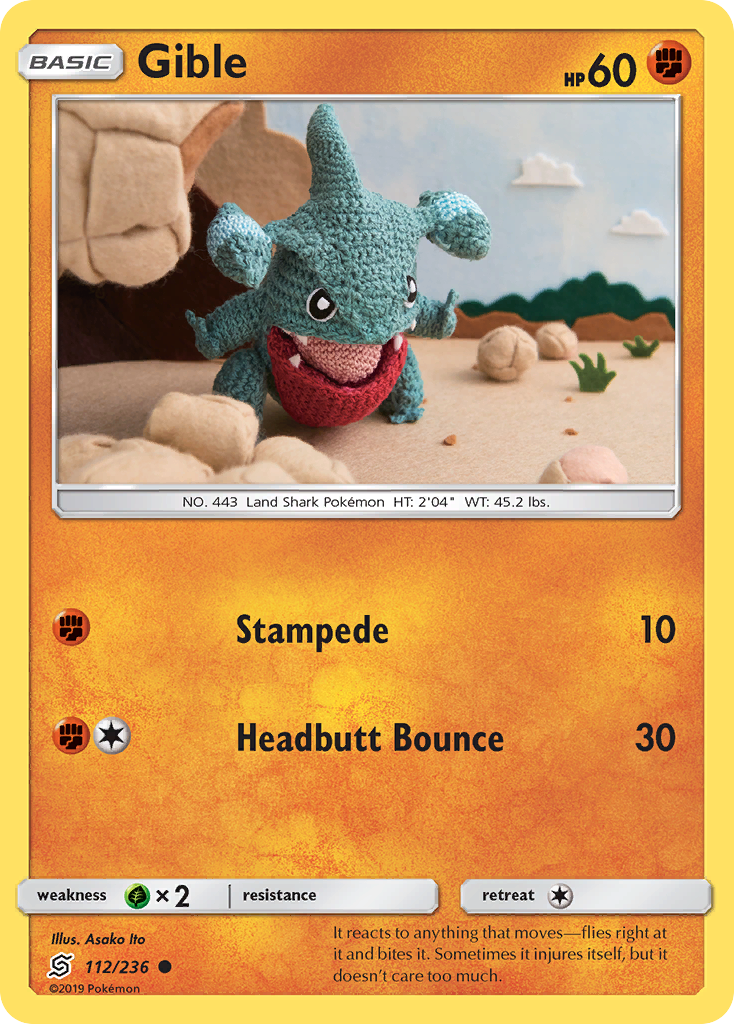 Gible (112/236) [Sun & Moon: Unified Minds] | Exor Games Dartmouth