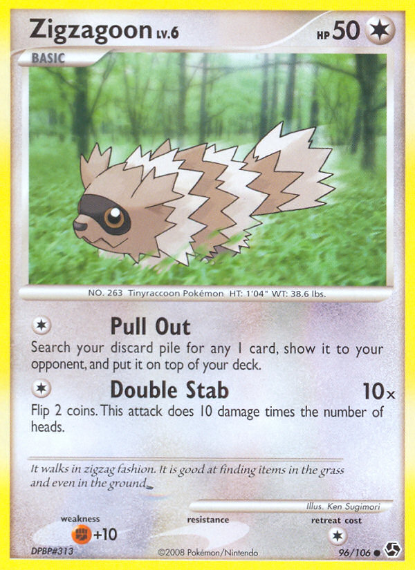 Zigzagoon (96/106) [Diamond & Pearl: Great Encounters] | Exor Games Dartmouth