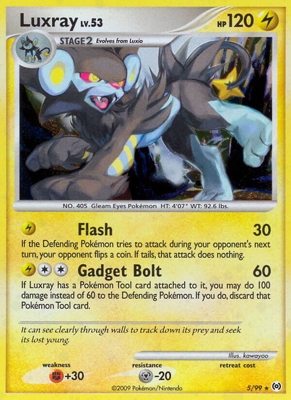 Luxray (5/99) (Theme Deck Exclusive) [Platinum: Arceus] | Exor Games Dartmouth