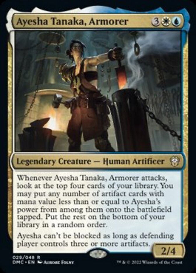 Ayesha Tanaka, Armorer [Dominaria United Commander] | Exor Games Dartmouth