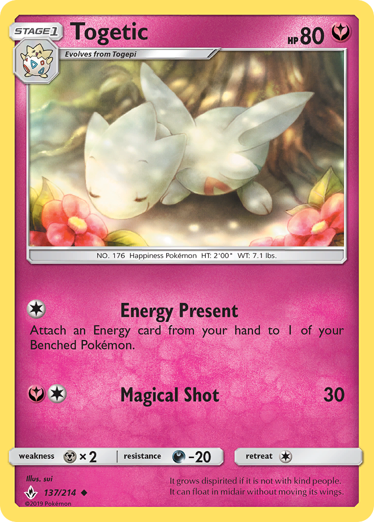 Togetic (137/214) [Sun & Moon: Unbroken Bonds] | Exor Games Dartmouth