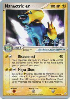 Manectric ex (101/107) (Mewtrick - Jason Klaczynski) [World Championships 2006] | Exor Games Dartmouth