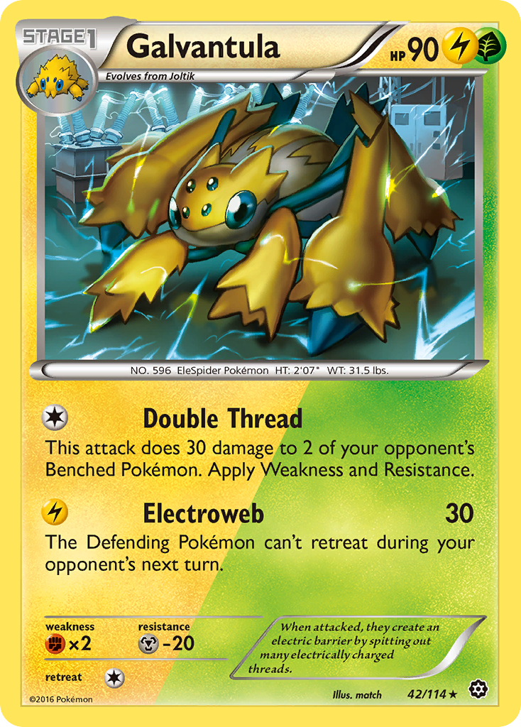 Galvantula (42/114) [XY: Steam Siege] | Exor Games Dartmouth