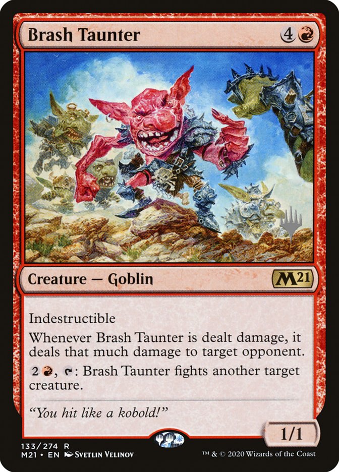 Brash Taunter (Promo Pack) [Core Set 2021 Promos] | Exor Games Dartmouth