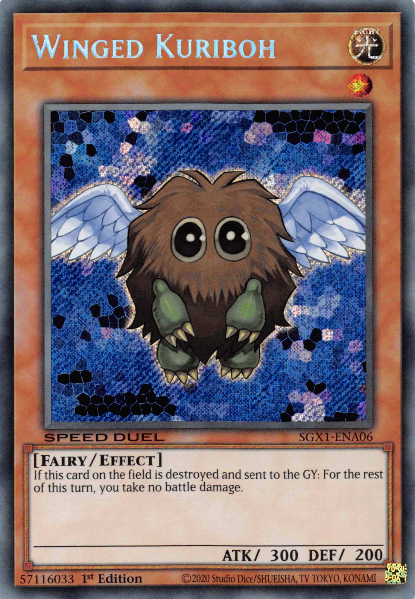 Winged Kuriboh [SGX1-ENA06] Secret Rare | Exor Games Dartmouth