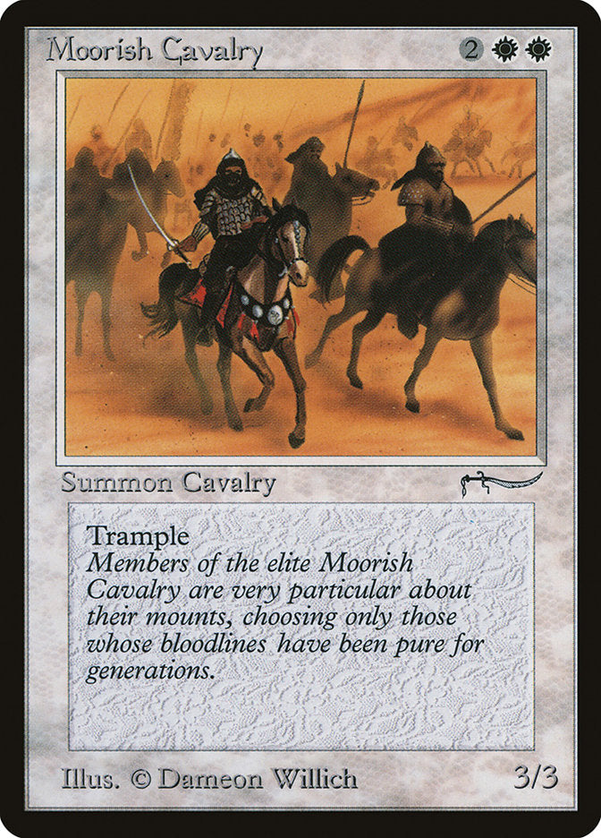Moorish Cavalry (Dark Mana Cost) [Arabian Nights] | Exor Games Dartmouth