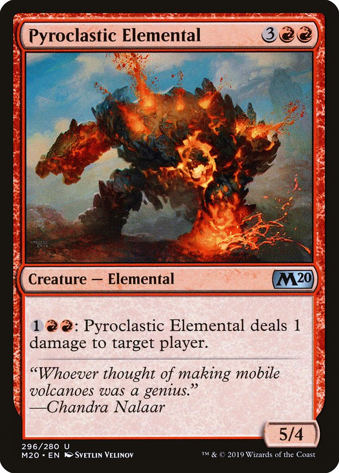 Pyroclastic Elemental [Core Set 2020] | Exor Games Dartmouth