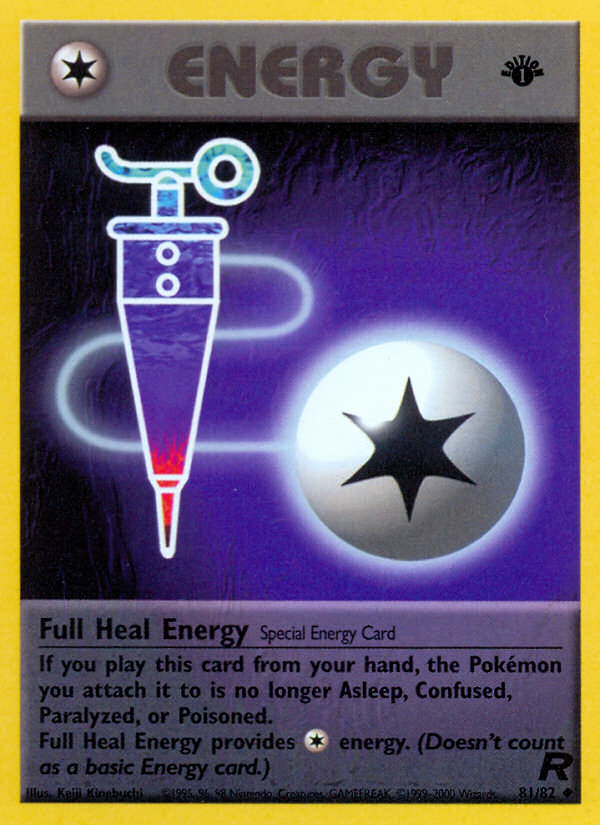 Full Heal Energy (81/82) [Team Rocket 1st Edition] | Exor Games Dartmouth