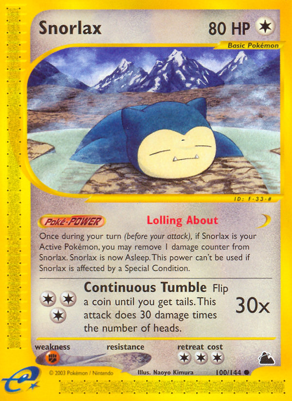Snorlax (100/144) [Skyridge] | Exor Games Dartmouth