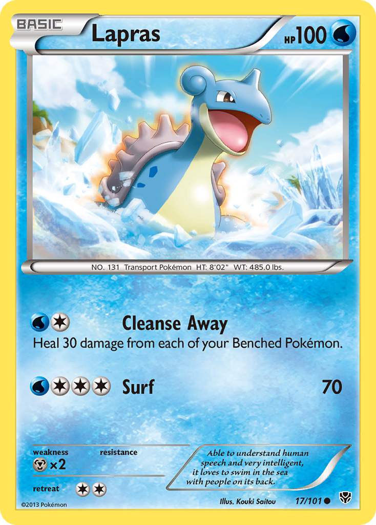 Lapras (17/101) [Black & White: Plasma Blast] | Exor Games Dartmouth