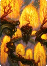 Grove of the Burnwillows Art Card [Zendikar Rising Art Series] | Exor Games Dartmouth