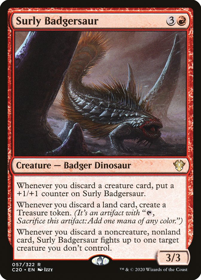 Surly Badgersaur [Commander 2020] | Exor Games Dartmouth