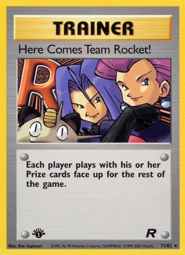 Here Comes Team Rocket! (71/82) [Team Rocket 1st Edition] | Exor Games Dartmouth