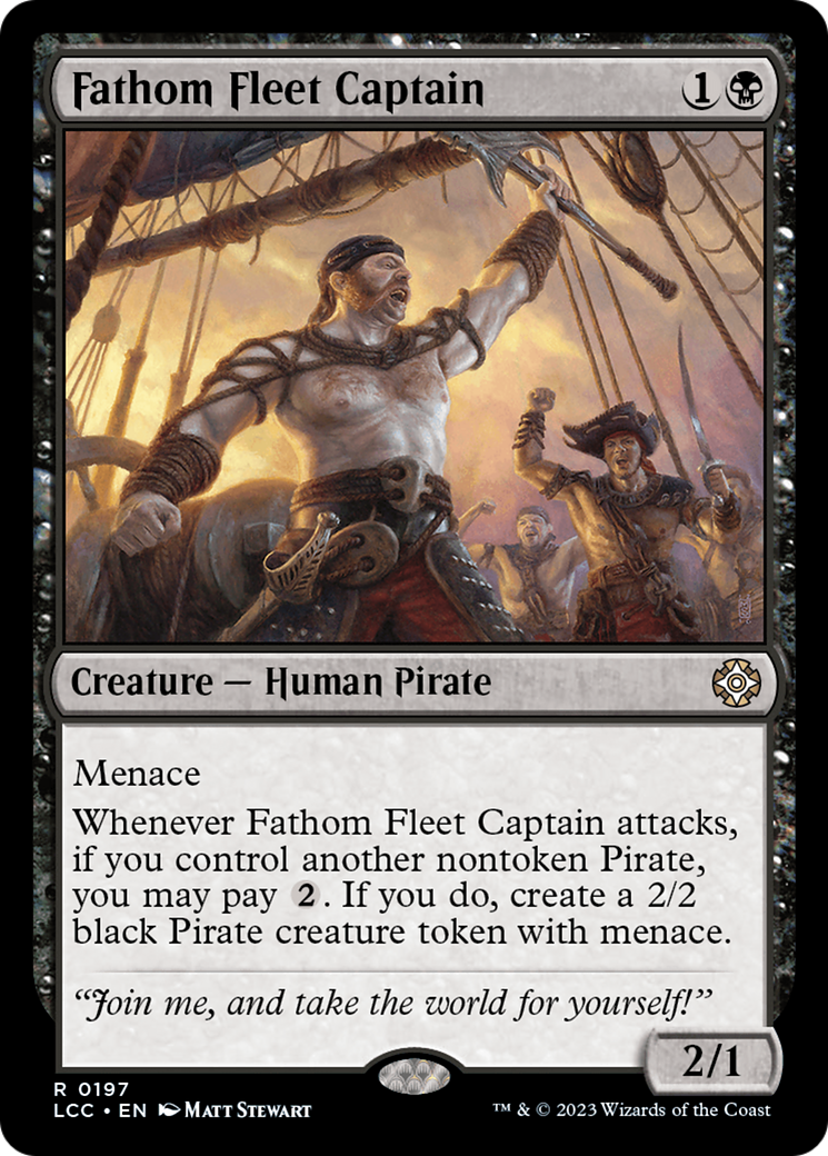 Fathom Fleet Captain [The Lost Caverns of Ixalan Commander] | Exor Games Dartmouth