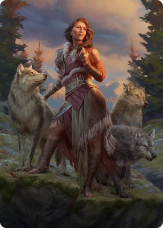 Arlinn, the Pack's Hope 1 Art Card [Innistrad: Midnight Hunt Art Series] | Exor Games Dartmouth