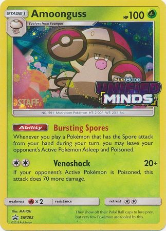 Amoonguss (SM202) (Staff Prerelease Promo) [Sun & Moon: Black Star Promos] | Exor Games Dartmouth