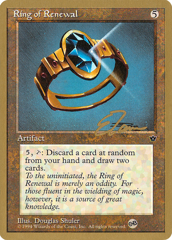 Ring of Renewal (Eric Tam) (SB) [Pro Tour Collector Set] | Exor Games Dartmouth