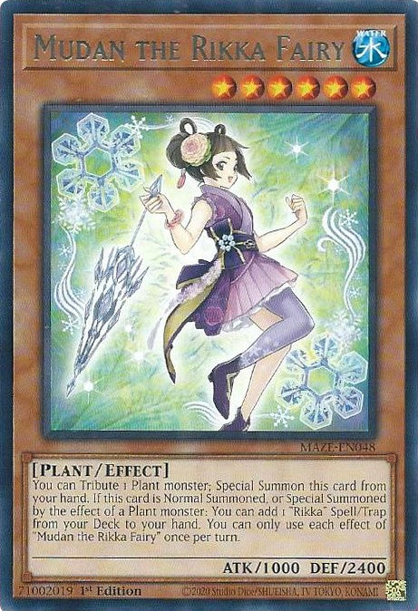 Mudan the Rikka Fairy [MAZE-EN048] Rare | Exor Games Dartmouth