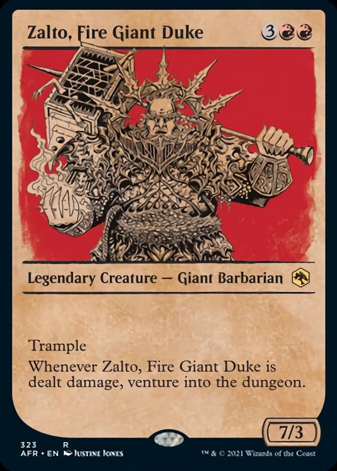 Zalto, Fire Giant Duke (Showcase) [Dungeons & Dragons: Adventures in the Forgotten Realms] | Exor Games Dartmouth