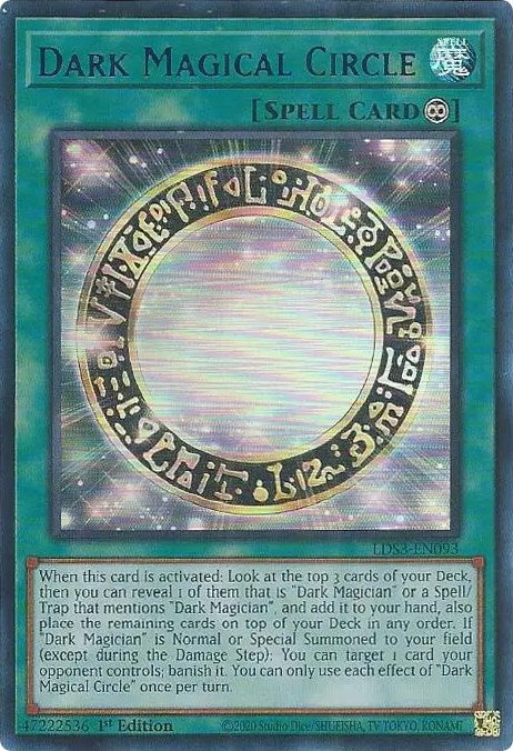 Dark Magical Circle (Blue) [LDS3-EN093] Ultra Rare | Exor Games Dartmouth