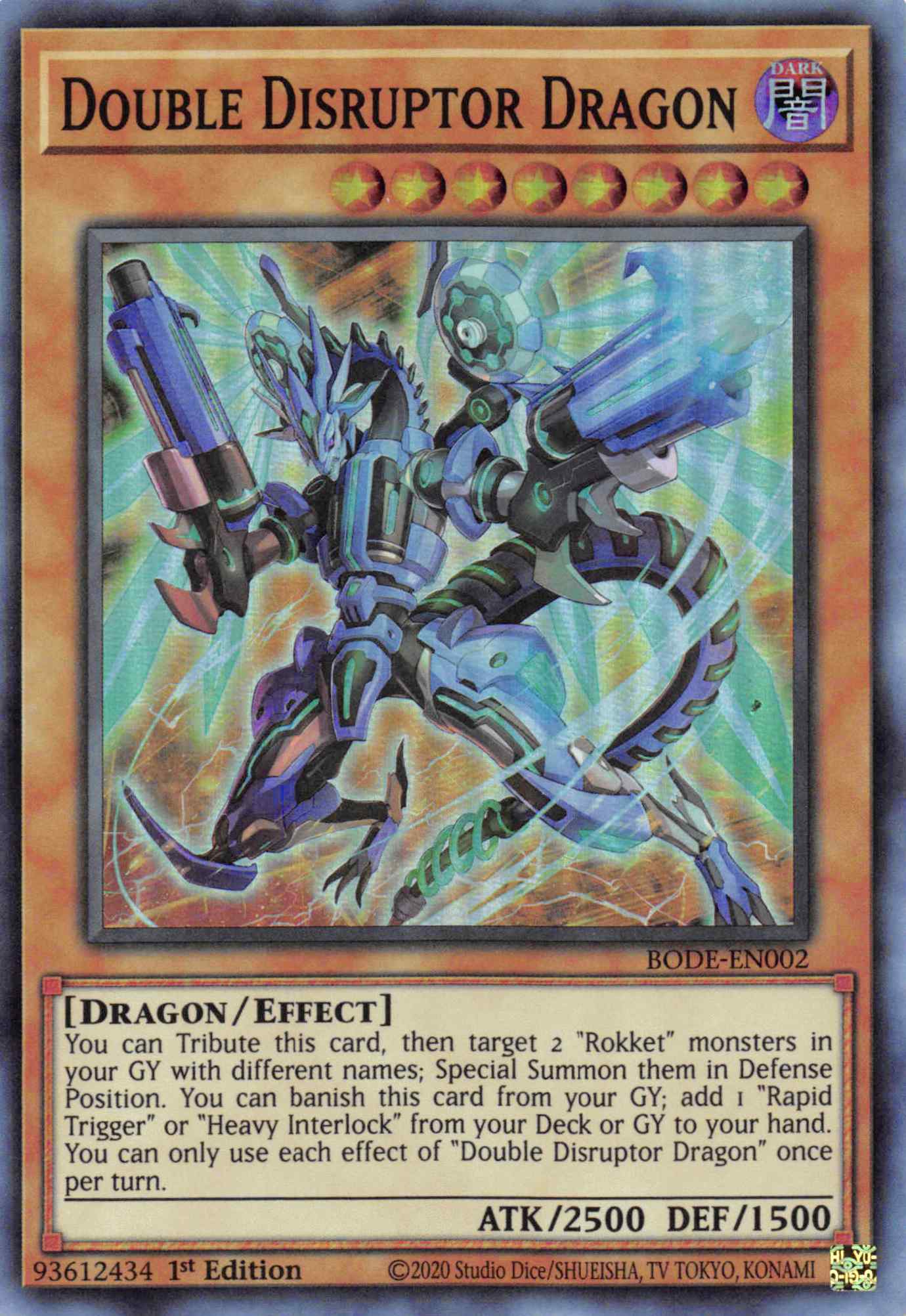 Double Disrupter Dragon [BODE-EN002] Super Rare | Exor Games Dartmouth