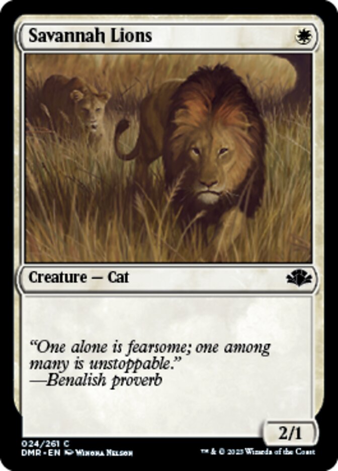 Savannah Lions [Dominaria Remastered] | Exor Games Dartmouth
