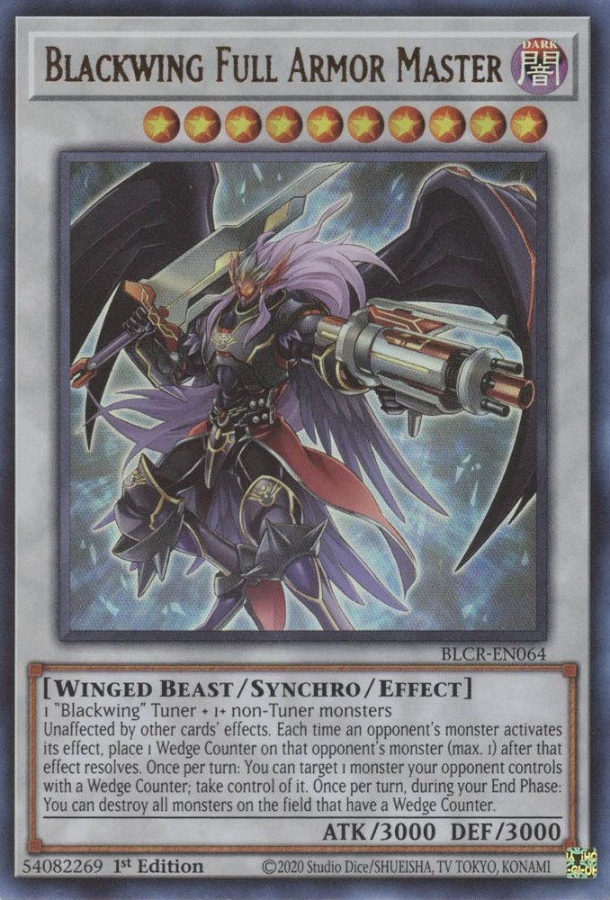 Blackwing Full Armor Master [BLCR-EN064] Ultra Rare | Exor Games Dartmouth