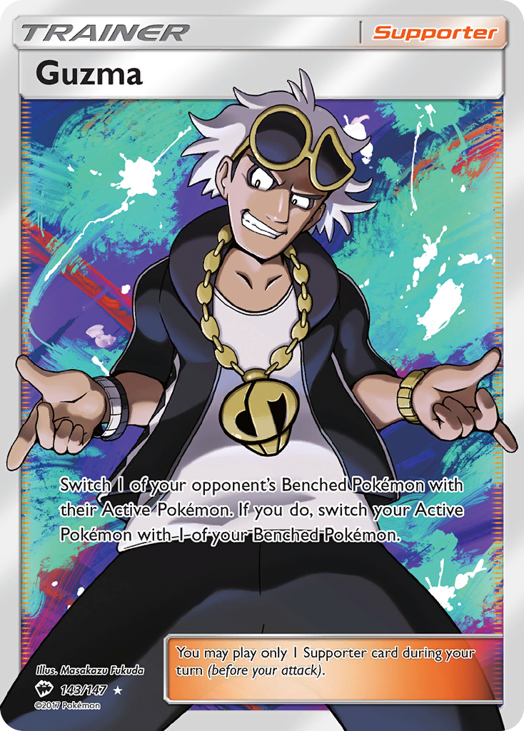 Guzma (143/147) [Sun & Moon: Burning Shadows] | Exor Games Dartmouth