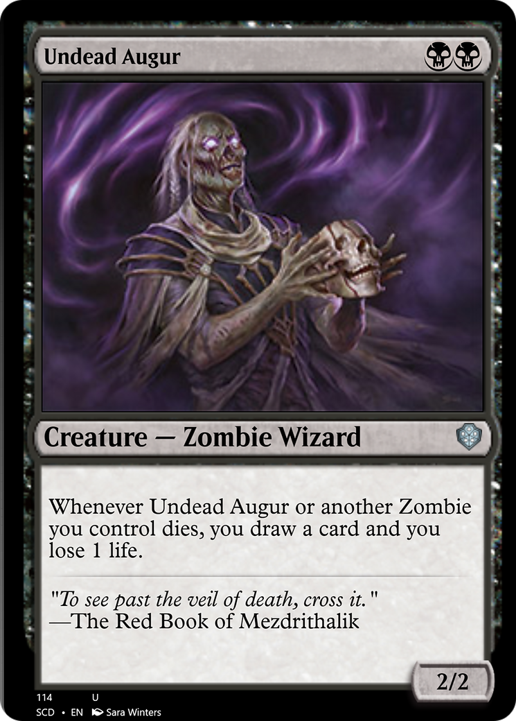 Undead Augur [Starter Commander Decks] | Exor Games Dartmouth