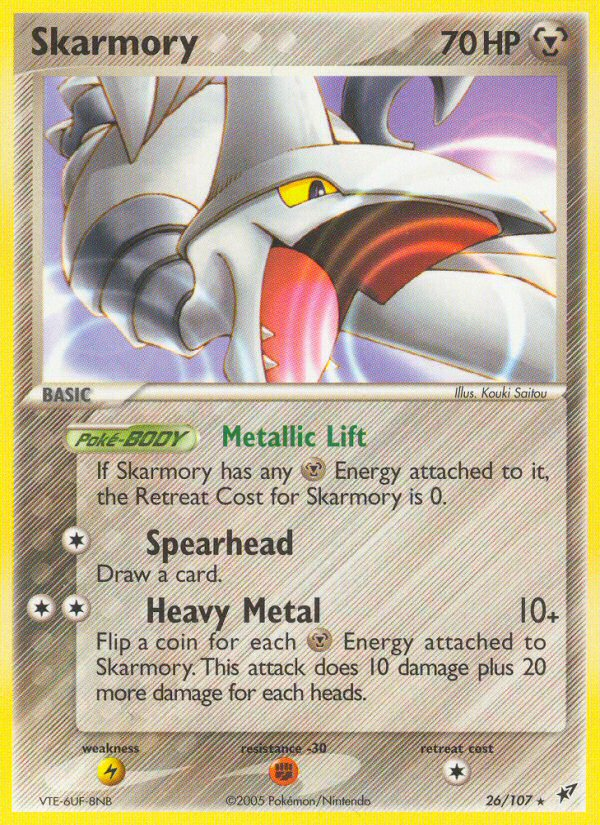 Skarmory (26/107) [EX: Deoxys] | Exor Games Dartmouth