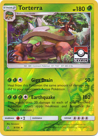 Torterra (9/156) (League Promo) [Sun & Moon: Ultra Prism] | Exor Games Dartmouth