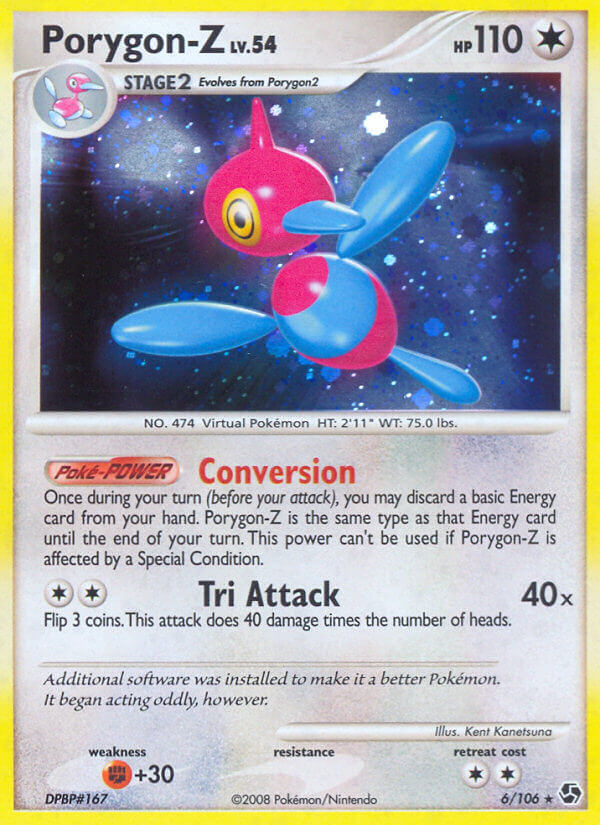 Porygon Z (6/106) (Theme Deck Exclusive) [Diamond & Pearl: Great Encounters] | Exor Games Dartmouth