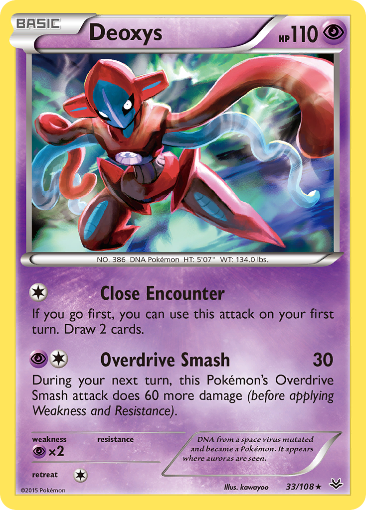 Deoxys (33/108) [XY: Roaring Skies] | Exor Games Dartmouth