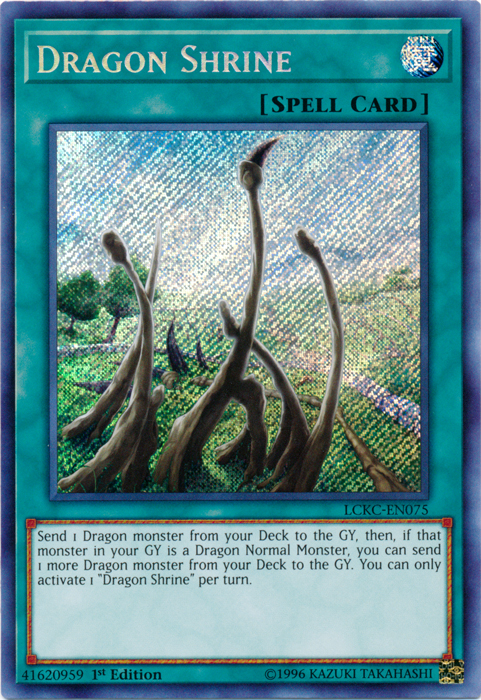 Dragon Shrine [LCKC-EN075] Secret Rare | Exor Games Dartmouth