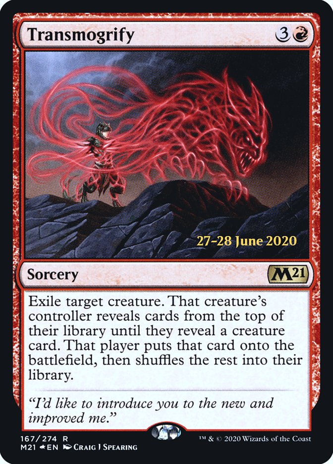 Transmogrify  [Core Set 2021 Prerelease Promos] | Exor Games Dartmouth