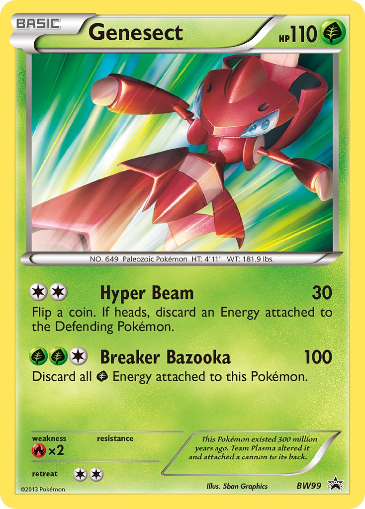 Genesect (BW99) [Black & White: Black Star Promos] | Exor Games Dartmouth