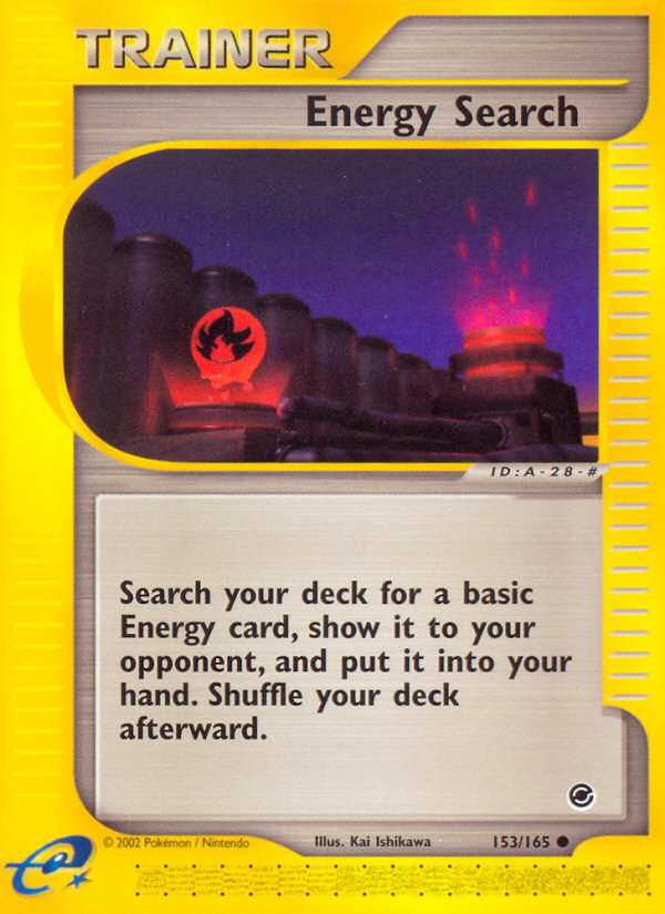 Energy Search (153/165) [Expedition: Base Set] | Exor Games Dartmouth