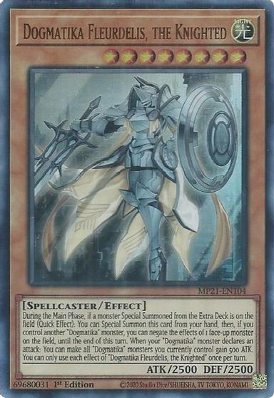 Dogmatika Fleurdelis, the Knighted [MP21-EN104] Ultra Rare | Exor Games Dartmouth