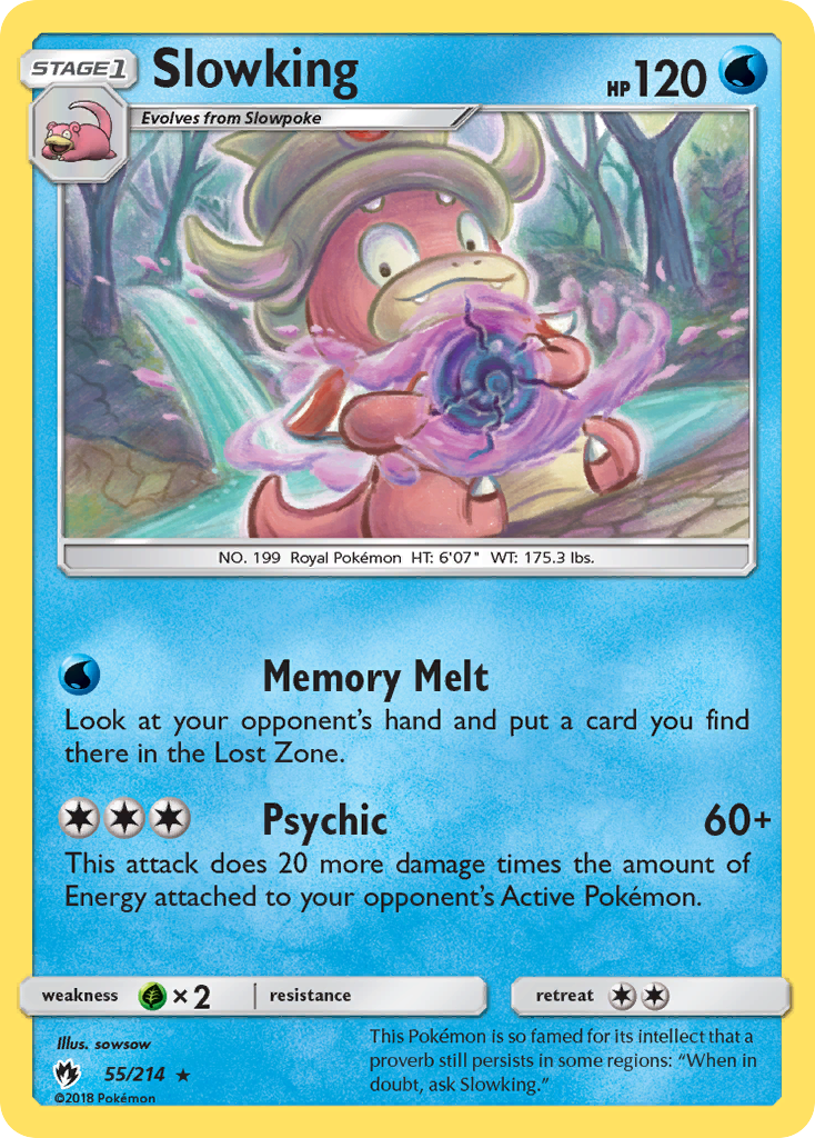 Slowking (55/214) [Sun & Moon: Lost Thunder] | Exor Games Dartmouth